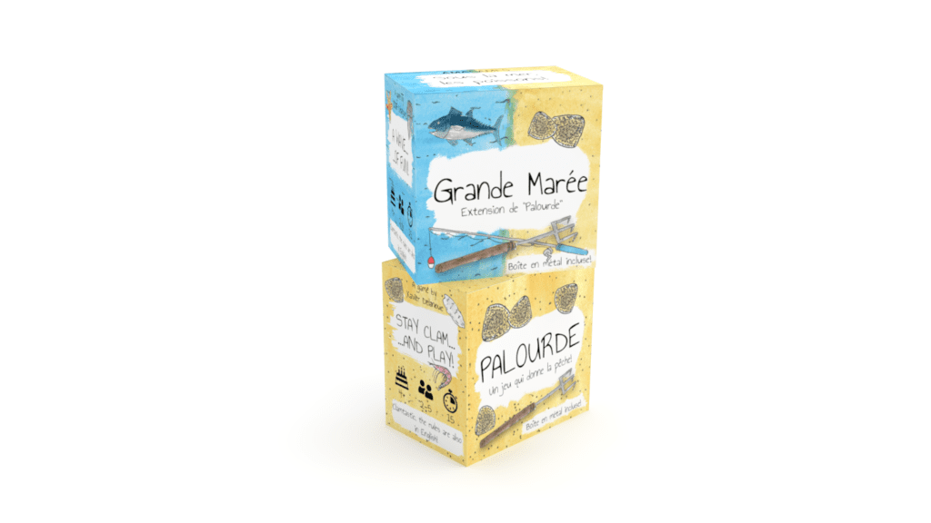 Palourde et Grande Marée – coffret jeux de société Amagames