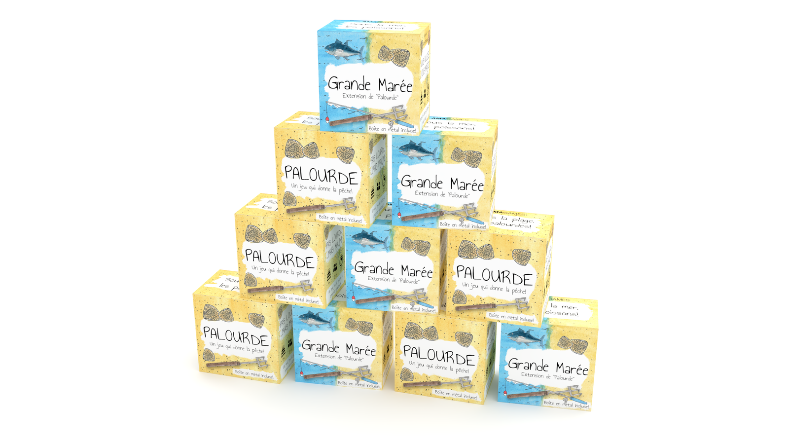 Palourde le jeu et grande marée x10